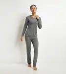 DIM MODAL PYJAMAS SET  - Dámske modalové pyžamo - sivá