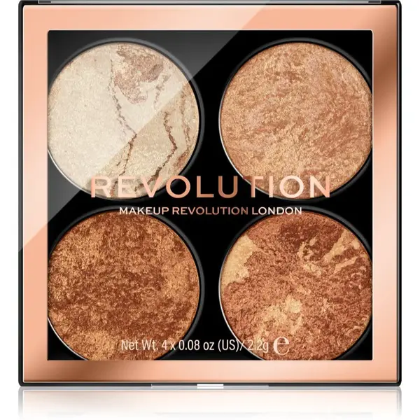Revolution Cheek Kit paletka na tvár odtieň Don’t Hold Back 4x2.2 g