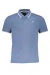 HARMONT &amp; BLAINE MEN'S SHORT SLEEVED POLO SHIRT BLUE