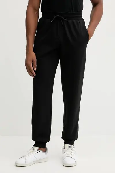 Tepláky Emporio Armani Underwear pánské, černá barva, s aplikací, EM000500 AF14976