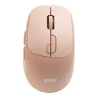 Myš bezdrátová, Marvo M809W, pastelově oranžová, optika, 1600DPI