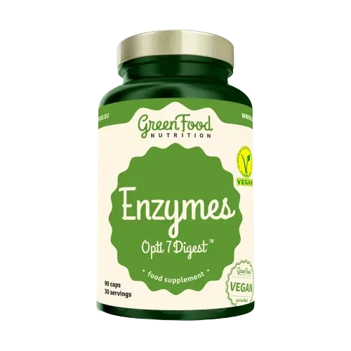 GREENFOOD NUTRITION GreenFood Enzýmy Opti7 Digest 90 kapsúl