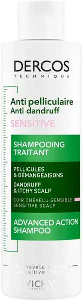 VICHY Dercos Anti-Pelliculaire Sensitive Šampón proti lupinám pre citlivú pokožku 200 ml