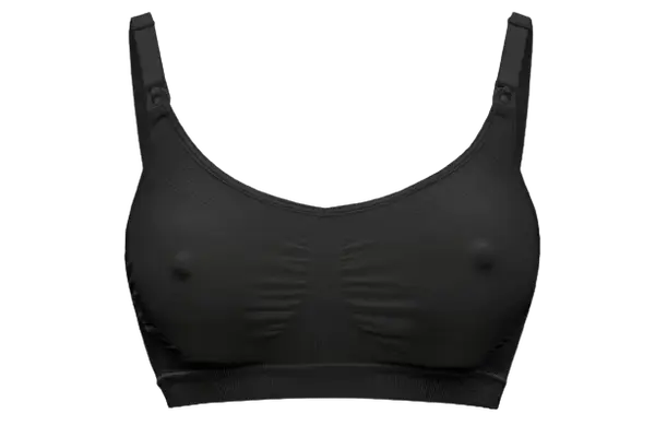 MEDELA Tehotenská a dojčiaca podprsenka Keep Cool, čierna L