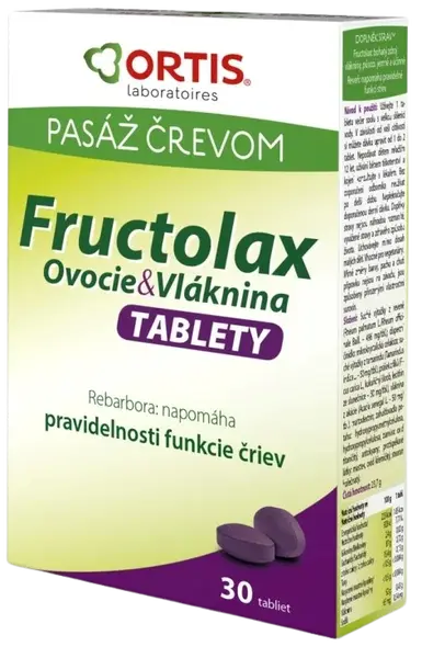 FRUCTOLAX Ovocie a vláknina 30 tabliet
