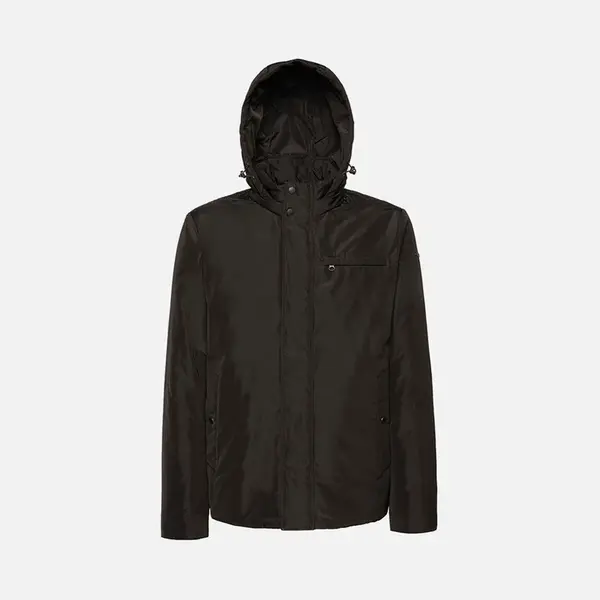 Black men's jacket Geox Kennet - Men's