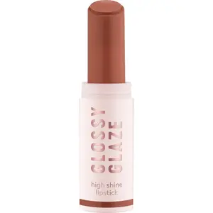 essence Glossy Glaze rúž s vysokým leskom odtieň 01 Livin La Vida Mocha 1.9 g