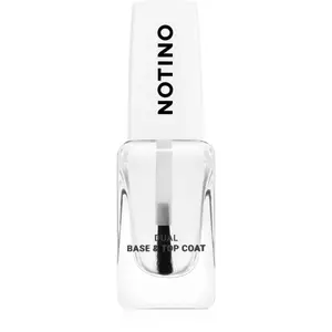 Notino Nail Care Dual base & Top coat podkladový a vrchný lak na nechty 10 ml