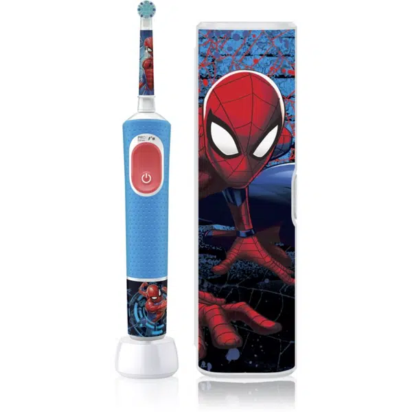 Oral B PRO Kids 3+ Spiderman elektrická zubná kefka s puzdrom pre deti 1 ks