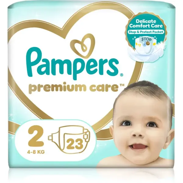 Pampers Premium Care Size 2 jednorazové plienky 4-8 kg 23 ks