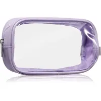Notino Travel Collection Small Clear Organizer transparentná kozmetická taštička transparentný S Purple 20x10x5 cm 1 ks