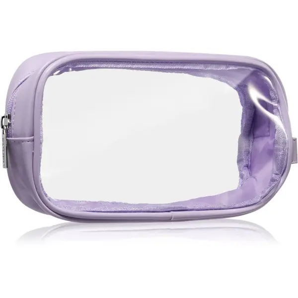 Notino Travel Collection Small Clear Organizer transparentná kozmetická taštička transparentný S Purple 20x10x5 cm 1 ks