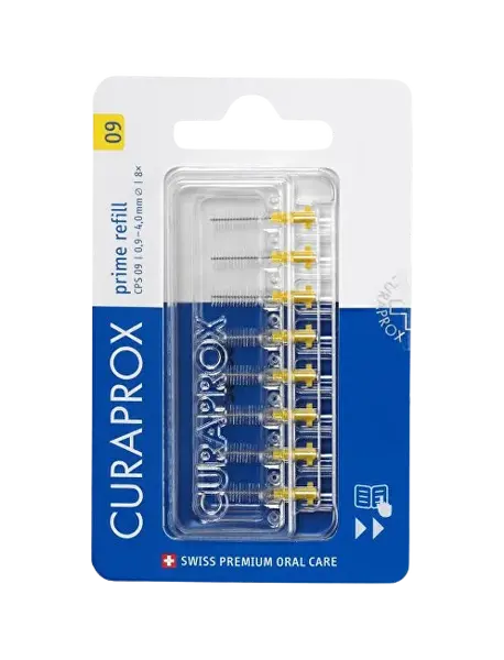 CURAPROX CPS 09 Prime Refill Náhradná medzizubná kefka 8 ks