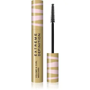 Dermacol Extreme Definition dlhotrvajúca riasenka pre objem odtieň Deep Black 11 ml