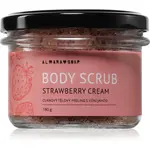 Almara Soap Body Scrub cukrový telový peeling na celulitídu s vôňou Strawberry Cream 180 g