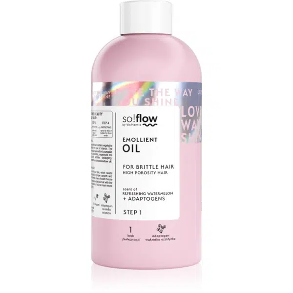 so!flow High Porosity Hair Emollient Oil hydratačný olej pre lámavé a namáhané vlasy 150 ml