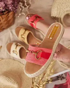 Resti Royalfashion Women's Abic decorative flip-flops