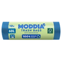 MODDIA Odpadkové vrecia so zaťahovacou páskou 10 x 60 l