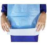 MEDI-INN Jednorazový podbradník s vreckom modrý 50 ks