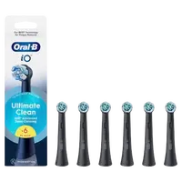 ORAL-B iO Series Ultimate Clean kefkové hlavy čierne 6 ks