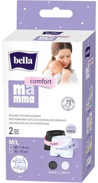 BELLA Mamma Comfort Popôrodné nohavičky M/L 2 ks