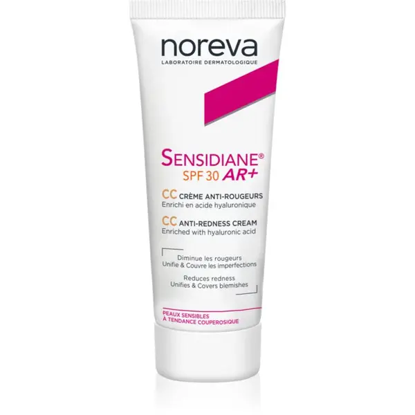 Noreva Sensidiane AR+ CC Cream CC krém proti začervenaniu pleti SPF 30 40 ml