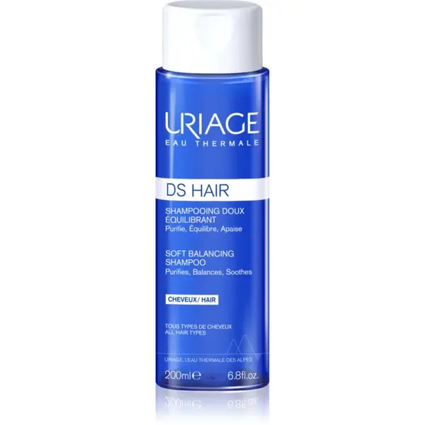 Uriage DS HAIR Soft Balancing Shampoo čistiaci šampón pre citlivú pokožku hlavy 200 ml