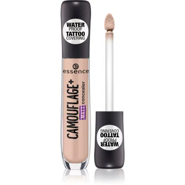 essence CAMOUFLAGE + MATT korektor s matným efektom odtieň 20 Light Ivory 5 ml