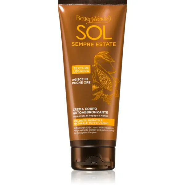 Bottega Verde Sol Sempre Estate samoopaľovací telový krém 200 ml