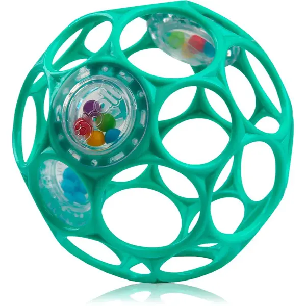 Oball Rattle hrkálka 0 m+ Dark turquoise 1 ks