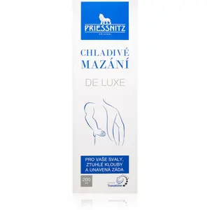 Priessnitz Cooling gel De Luxe chladivý masážny gél na svaly a kĺby 200 ml