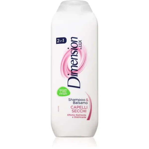 Dimension by Lux 2in1 šampón a kondicionér 2 v1 pre suché vlasy 250 ml