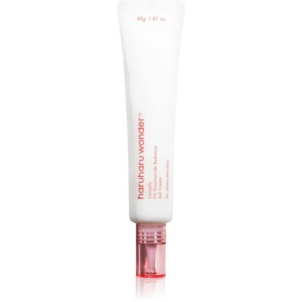 Haruharu Wonder Centella 5% Niacinamide Radiance Gel Cream ľahký gélový krém pre zjednotenie farebného tónu pleti 40 g