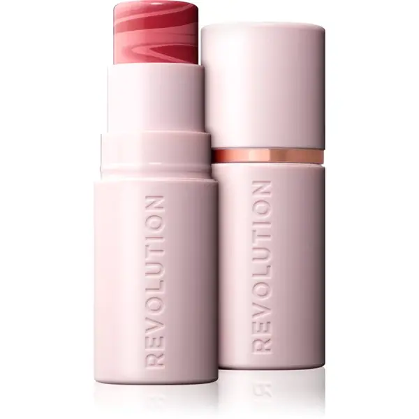 Revolution Skin Silk Blush Stick krémová lícenka v tyčinke odtieň Rose Nude Pink 4.5 g
