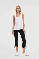 Marisse Black Cotton Leggings