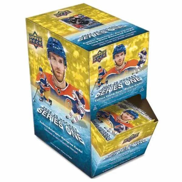 Upper Deck 2024-2025 NHL Upper Deck Series One Gravity Feed Box - hokejové karty