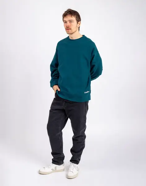 Carhartt WIP Label Script Sweat Malachite L