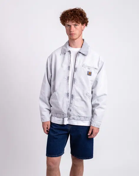 Carhartt WIP OG Detroit Jacket Black/Black chalk wash XL