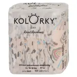 KOLORKY DAY Jednorazové EKO plienky dážď & dúhy XL(12-16 kg) 17 kusov