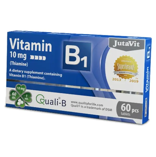 JUTAVIT Vitamín B1 10 mg 60 tabliet