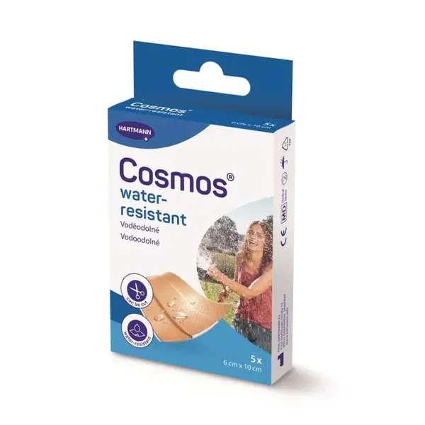 COSMOS Water-resistant vodeodolná náplasť 6 x 10 cm 5 kusov