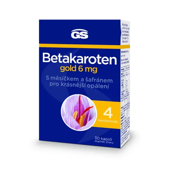 GS Betakaroten gold 6 mg 30 kapsúl