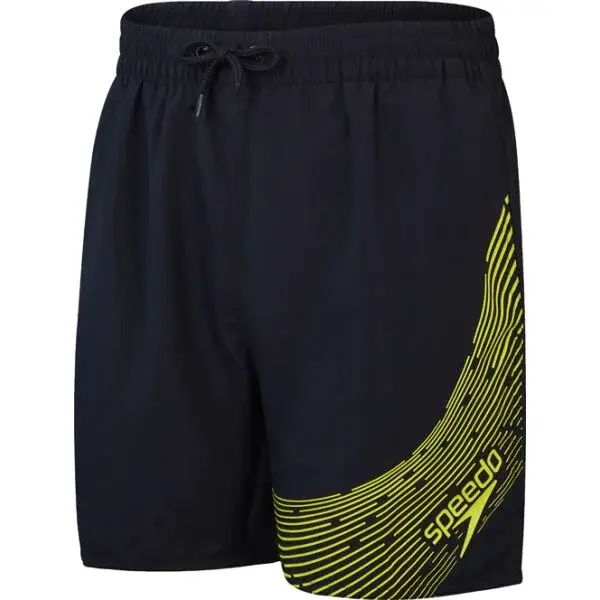 Speedo SPEEDO MEDLEY LOGO 15" Chlapčenské kúpacie šortky, čierna, veľkosť