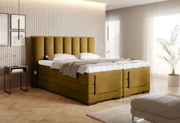 Boxspring Veros Rozměr: 140 x 200 cm, látka: Loco 45