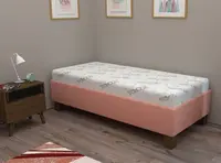 Postel Fatima Rozměr: 90 x200 cm, Matrace: Madona - tvrdost 3, varianta nožiček: chromové nožičky