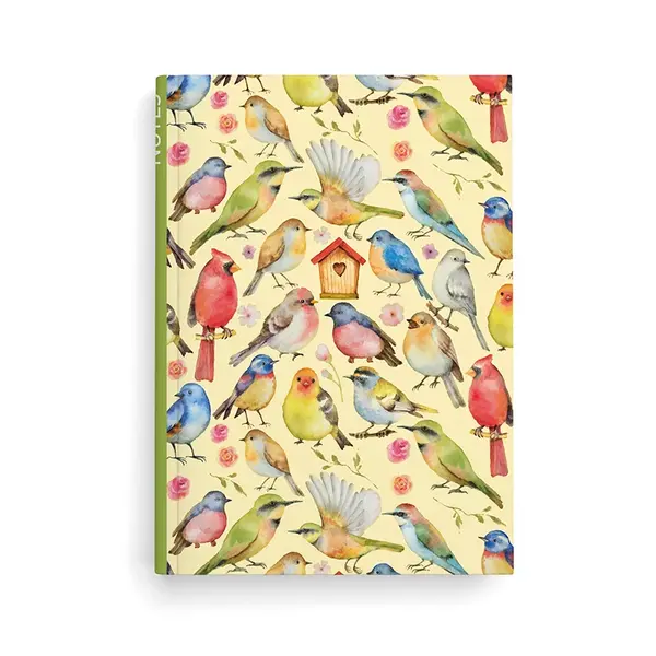 Notes linkovaný A5 lamino Ptáčci