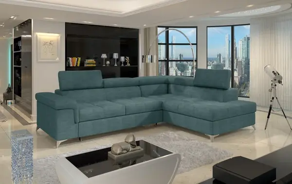 Sedací souprava Eridano Provedení: Pravá varianta, látka: Manhattan 38