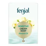 Fenjal Sensitive Cream Soap krémové mýdlo s blahodárným přírodním mandlovým olejem a aloe vera 100 g