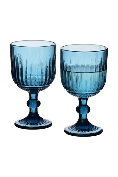 Sada sklenic na víno home & lifestyle Elise 9 x 15,4 cm 4-pack modrá barva