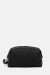 Kožená kosmetická taška Karl Lagerfeld K/RSG černá barva, A3M32053
